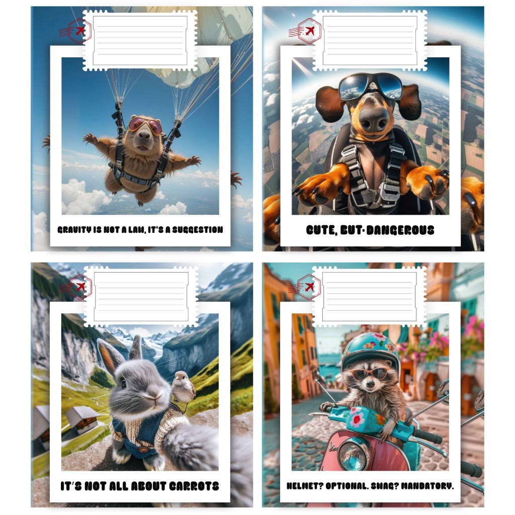 Зошит 24 арк клітинка 138 Смішні тварини 2025 уні