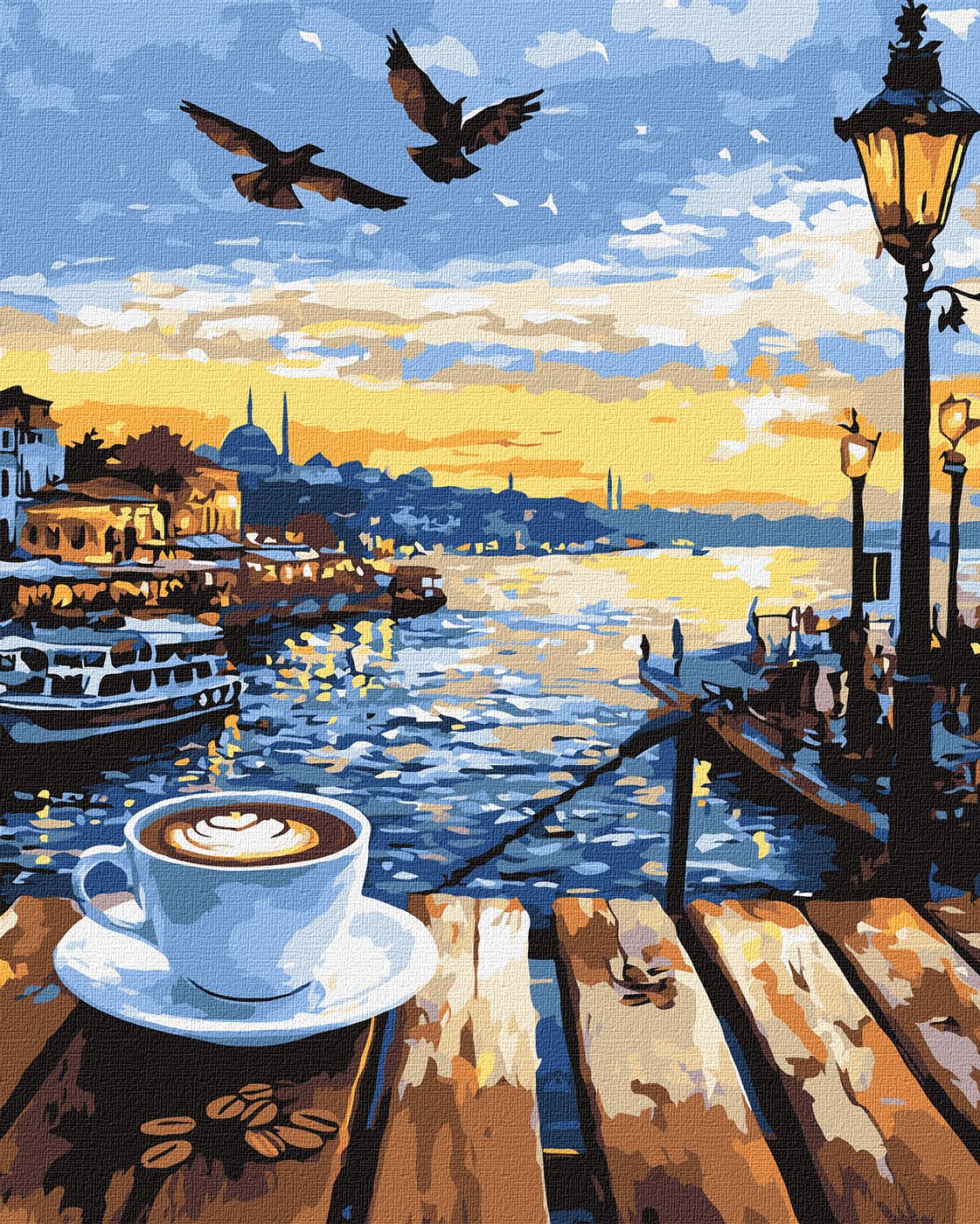 Картина по номерам 40х50 см Стамбульское утро