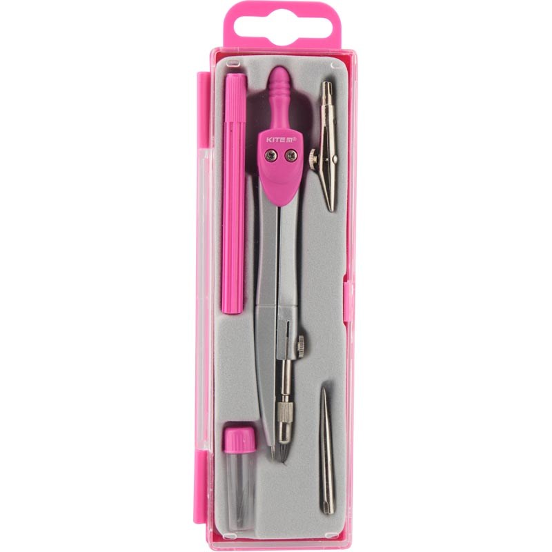 Готовальня 5 пр. Kite рожева