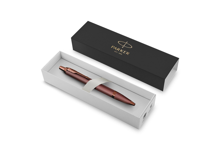 Ручка кулькова Parker IM Professionals Monochrome Burgundy синя