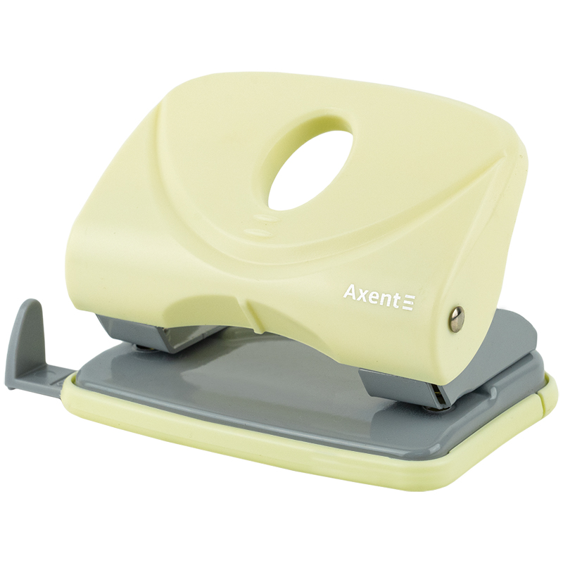 Діркопробивач 20 л пластик Axent Welle-2, Pastelini жовтий