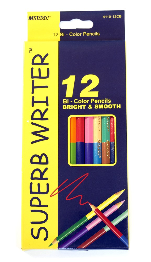 Карандаши Marco Superb Writer двусторонние 12/24 цв