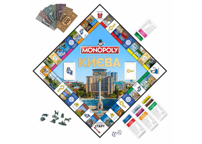 Игра настольная Монополия Знаменитые места Киева