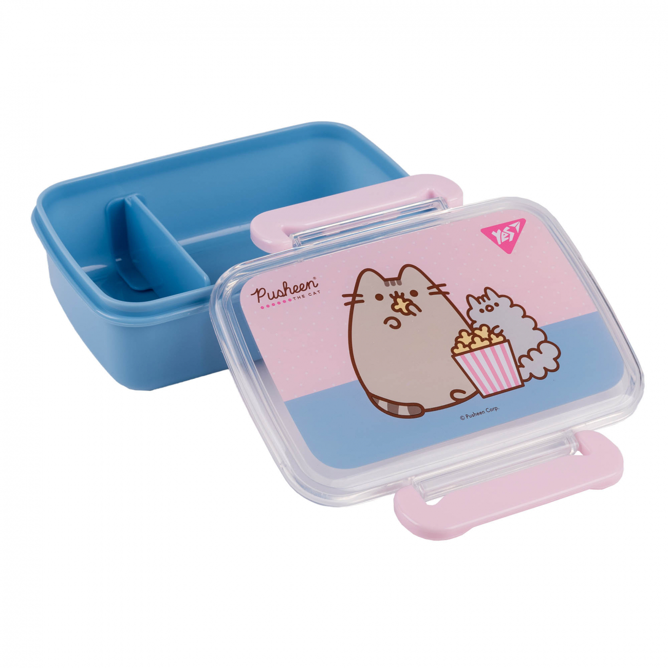 Ланчбокс 420 мл Pusheen розово-голубой
