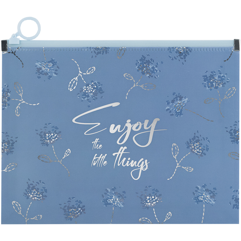 Папка zip-lock A5+ Axent Flower Symphony-3