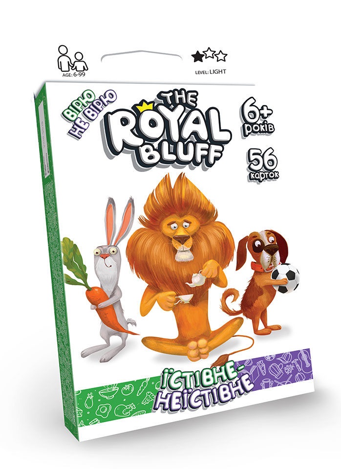 Игра настольная The Royal BLUFF съедобное-несъедобное