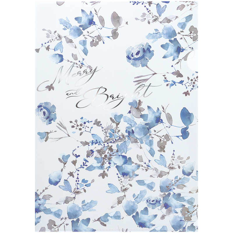 Папка-куточок А4 Axent Flower Symphony-1 біла