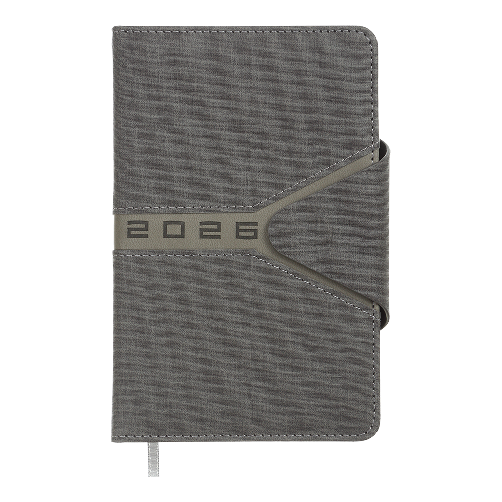 Щоденник датований кишеньковий Navigator сірий