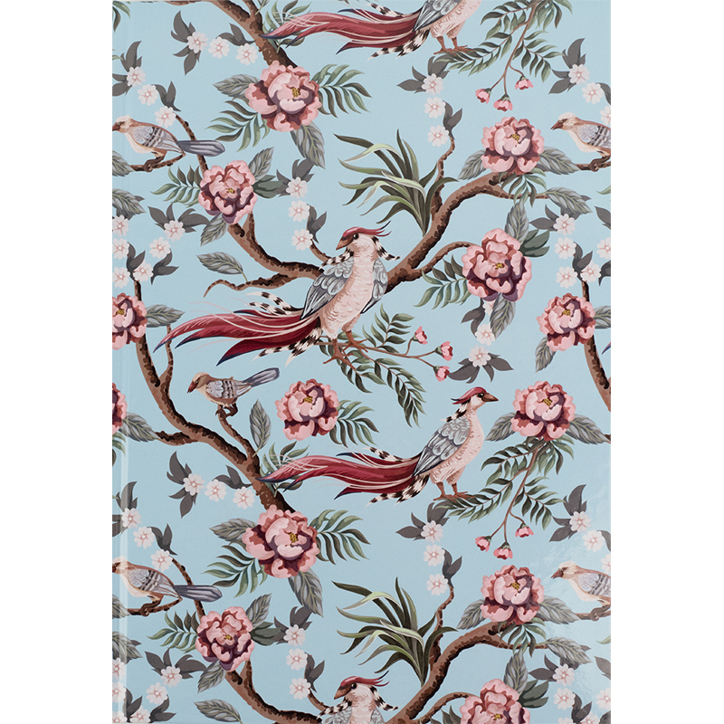 Книга записна А4 96 арк клітинка Birds&Flowers-1