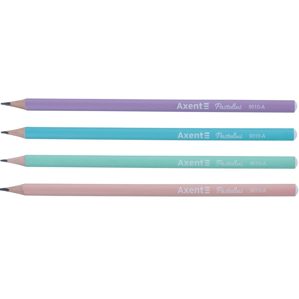 Олівець графітний Axent Pastelini HB асорті корпус