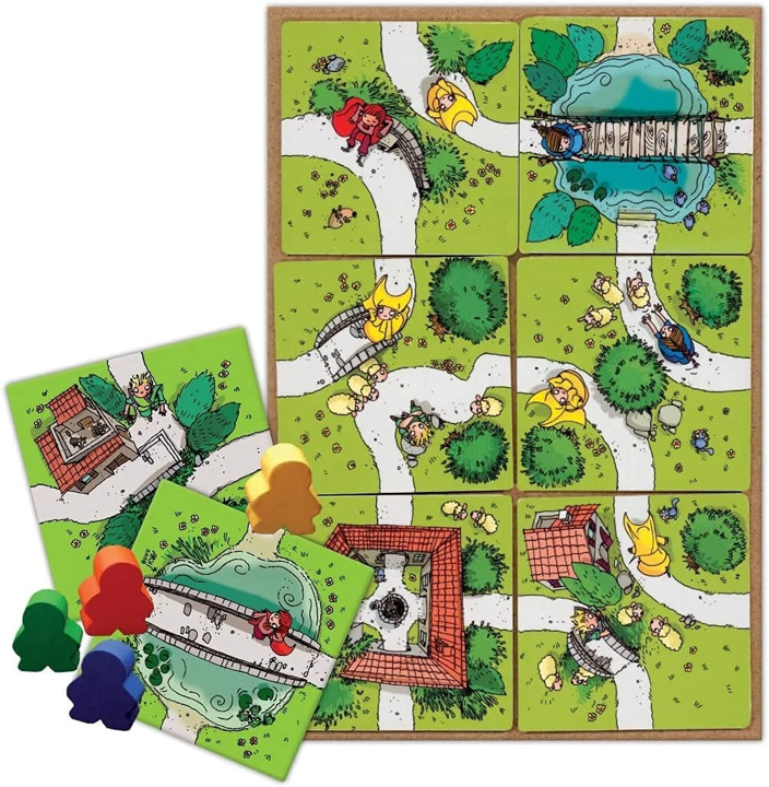 Игра настольная Каркасон для детей