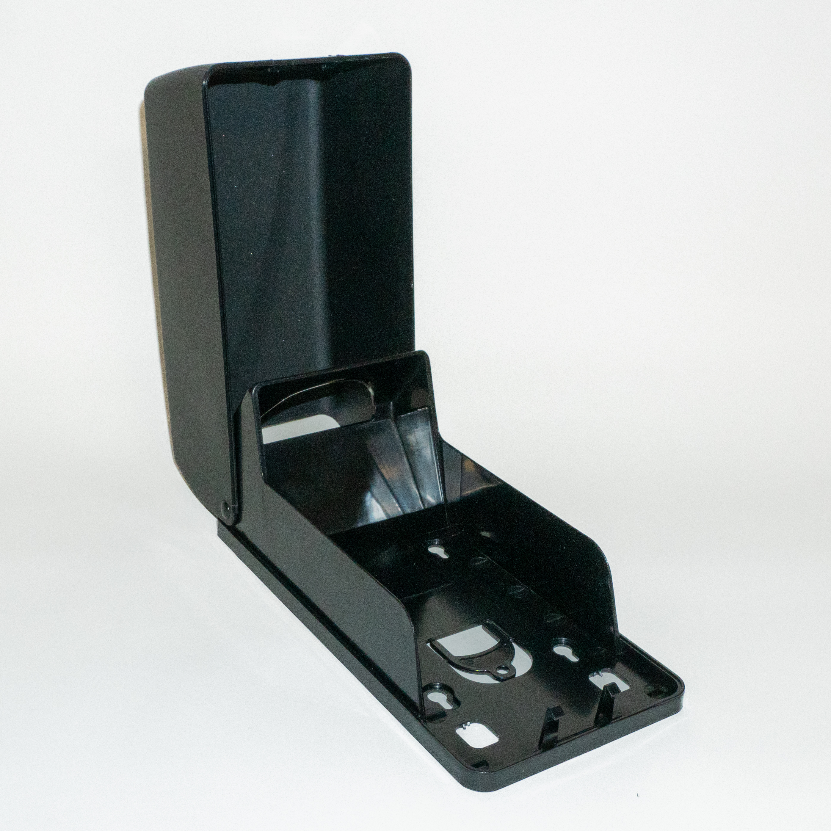 Диспенсер Rulopak для туалетной бумаги в пачках, пластиковый, черный, 14*12,6*28см.