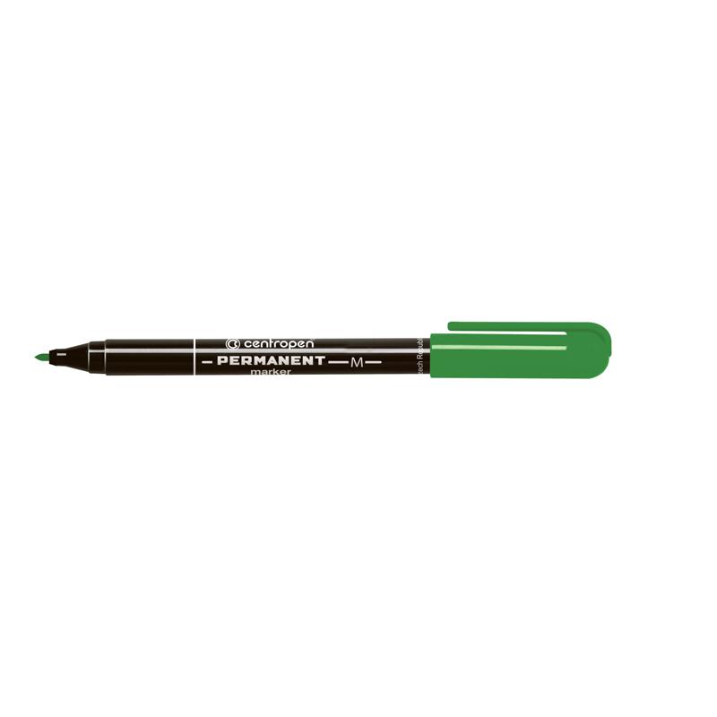 Маркер перманентний Centropen 2846 1 мм зелений