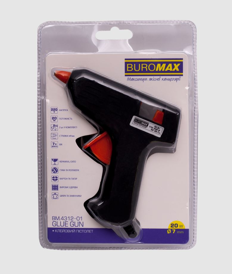 Клейовий пістолет 7 мм 20W