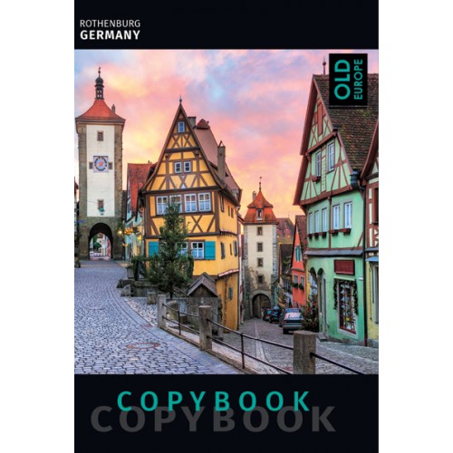 Зошит А5 80 арк клітинка тв палітурка лам серія Old Europe