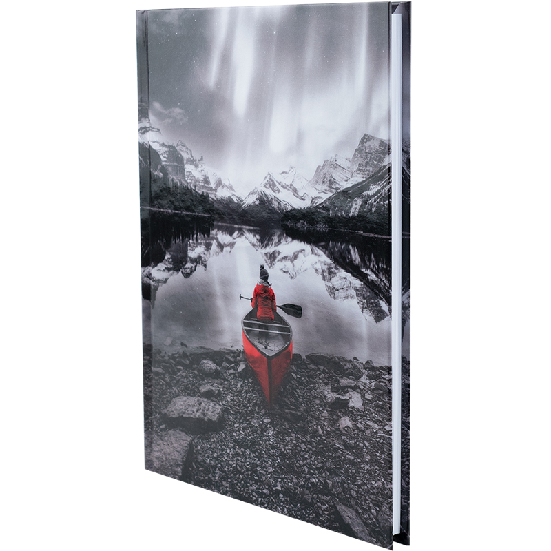 Книга записна А5 96 арк тв палітурка клітинка R&B Lady