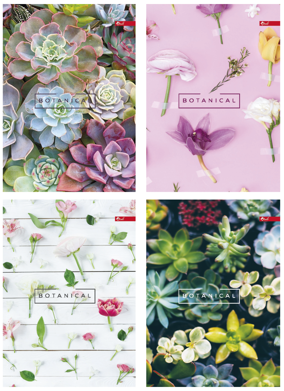 Зошит для записів А6 32 арк скоба клітинка Ботаніка асорті