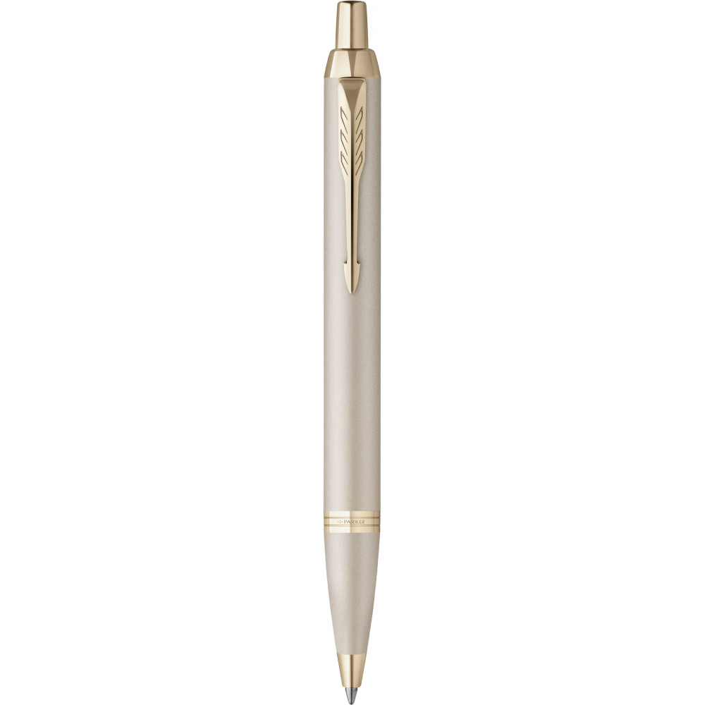 Ручка кулькова Parker IM Professionals Monochrome Champagne синя
