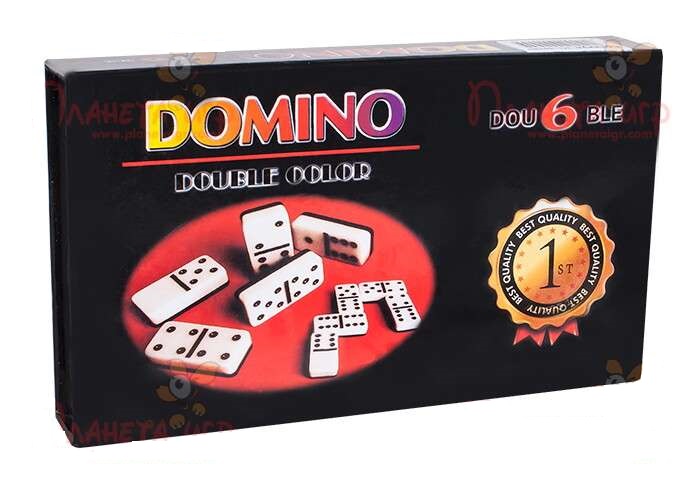 Игра настольная Домино в коробке с магнитом