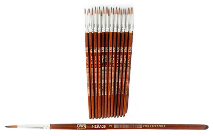 Кисть синтетика №2, круглая, Neo Line