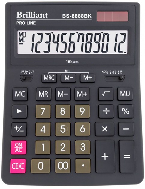 Калькулятор Brilliant BS-8888BK 12 разр.