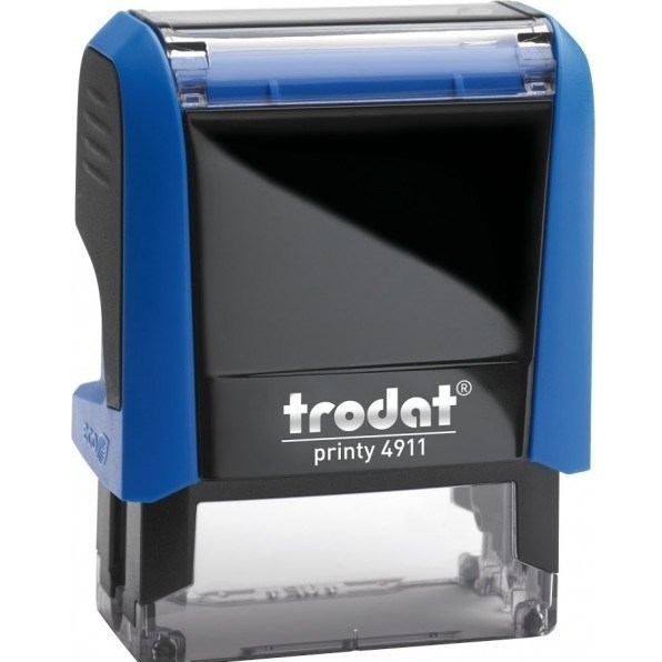 Штамп самонаборний Trodat 3-хрядковий синій