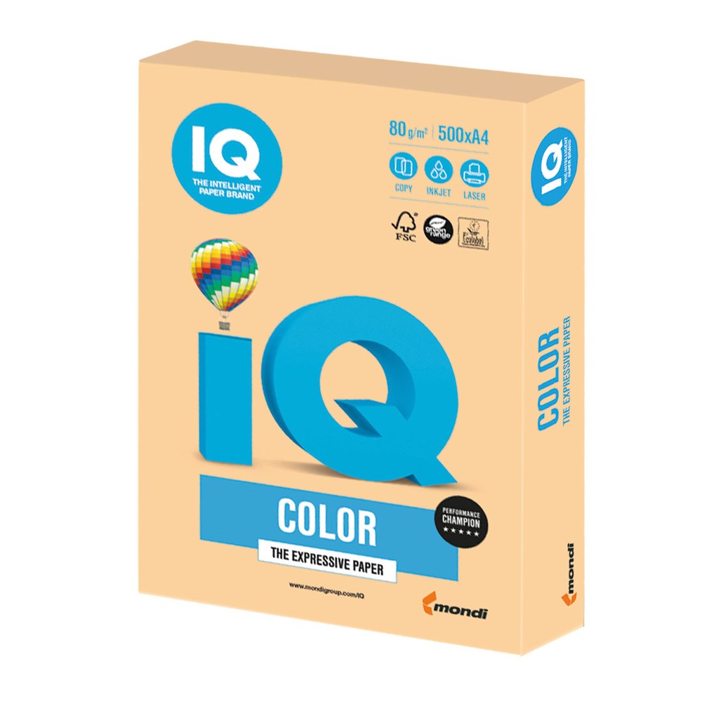 Папір А4 IQ Color  GO22 середній кремовий