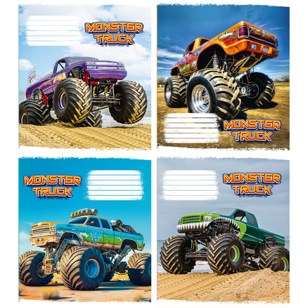 Зошит 12 арк коса 181 Монстр трек 2025 хл