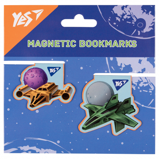Закладки магнітні YES Super Space, 2шт