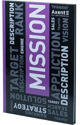 Книга обліку А4 80 арк тв палітурка клітинка COLORS фіолетова