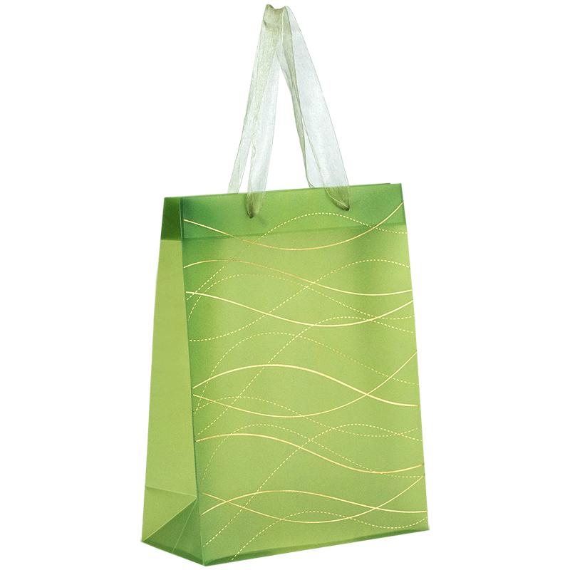 Пакет пластиковий подарочный 25х19см, Waves-3