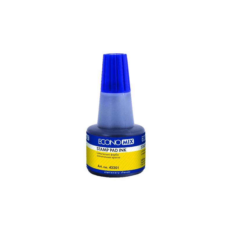 Штемпельна фарба Economix 30 мл синя