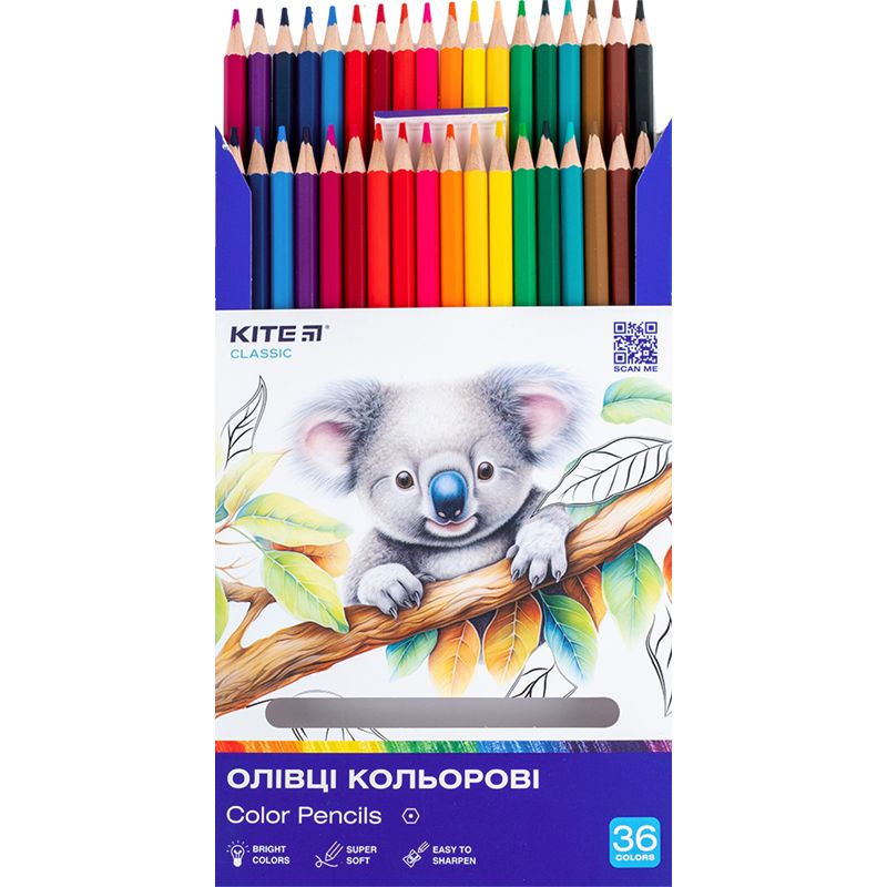 Карандаши Kite Classic 36 цв