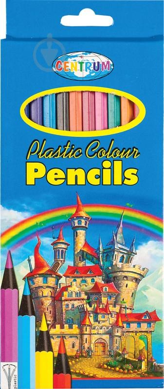 Олівці Centrum Castle пластикові 12 кол