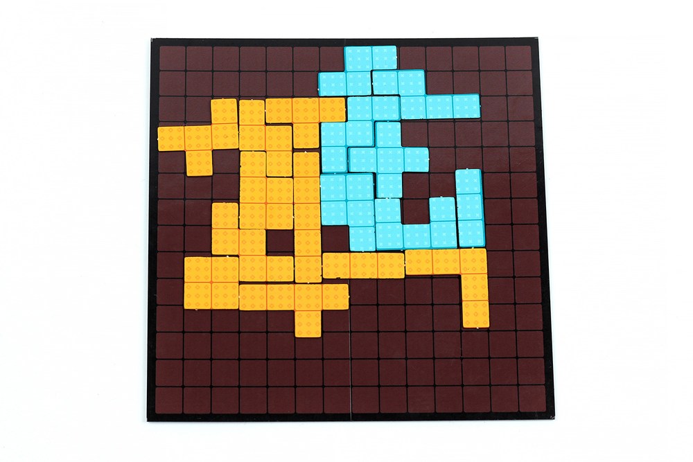 Игра настольная магнитная Тетрис-батл