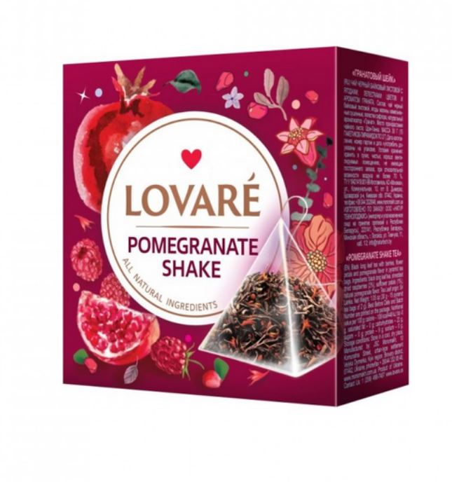 Чай чорний Lovare Pomegranate Shake, 15шт