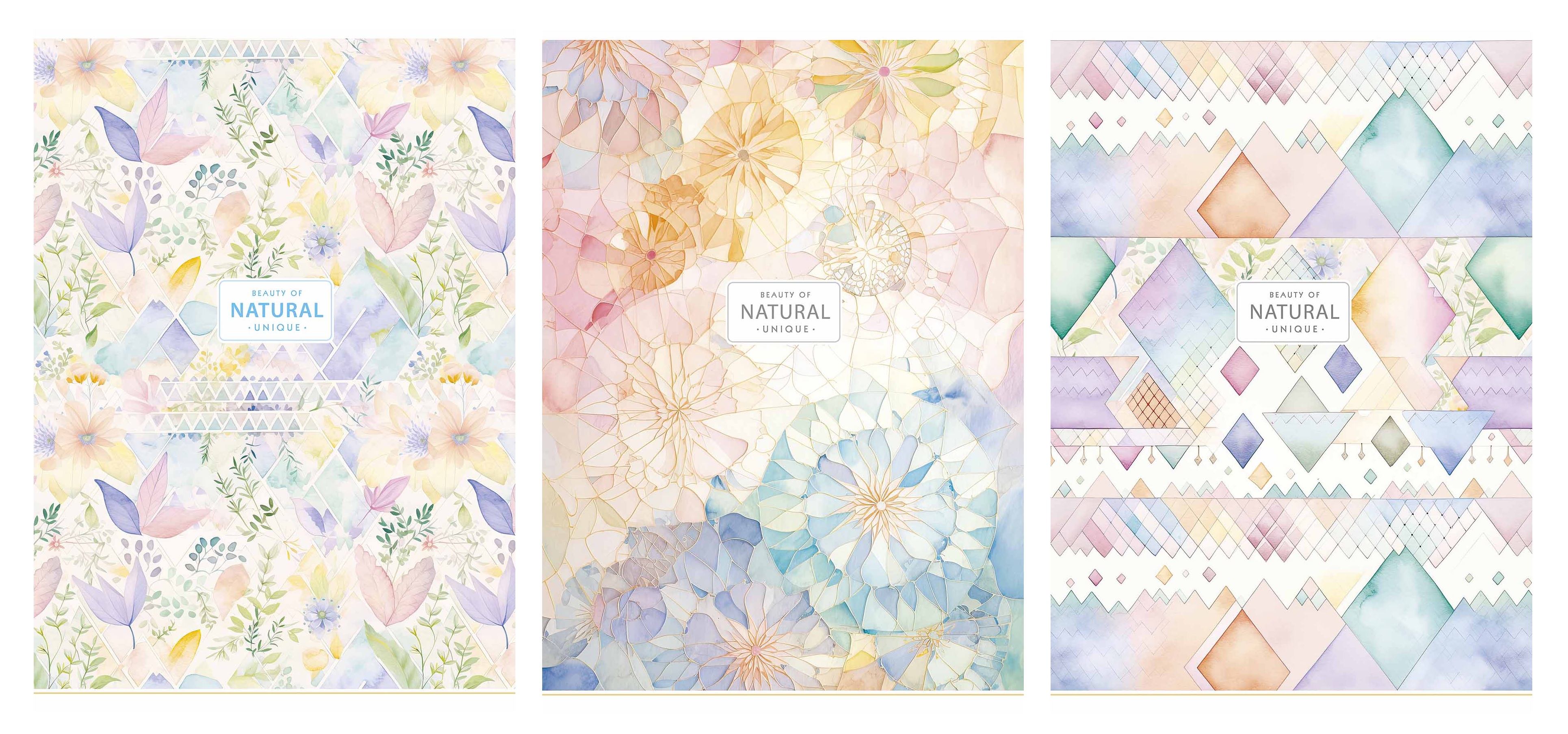 Зошит А4 40 арк скоба клітинка картон УФ лак STUDENT 5231 Асорти