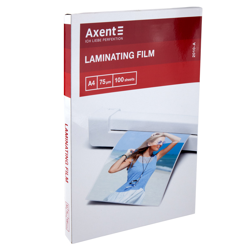 Плівка для ламинатора A4 Axent 75 мкм100 шт