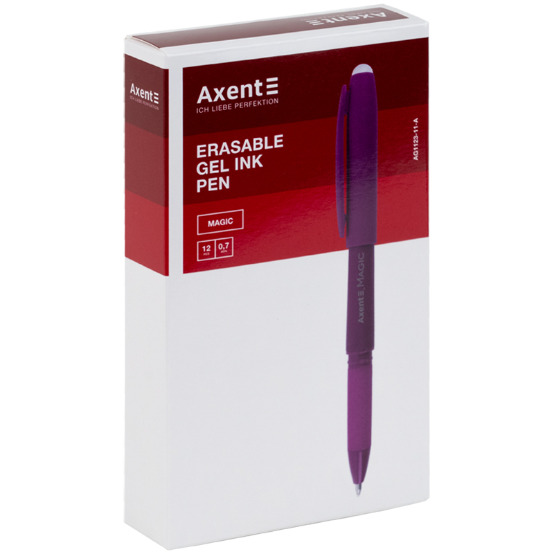 Ручка гелева пиши-стирай Axent Magic 0,7 фіолетова