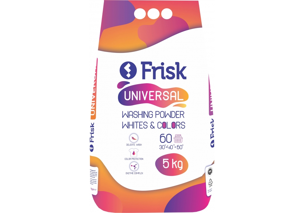 Порошок пральний Frisk автомат/ручний 5кг, універсальний