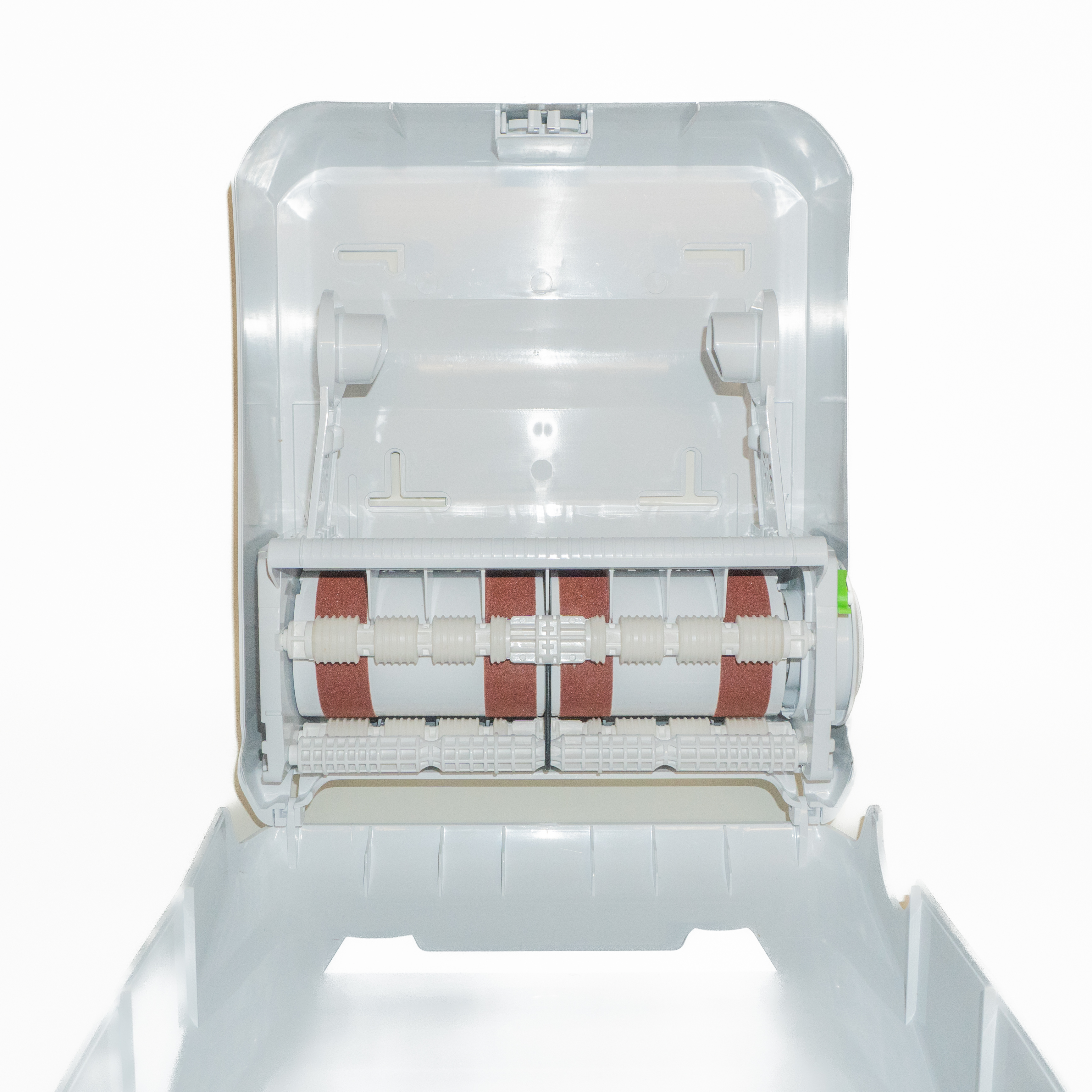 Диспенсер Rulopak для рулонних паперових рушників, пластиковий, білий, 30,5*23*38,5см.