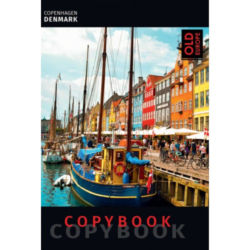 Зошит А5 80 арк клітинка тв палітурка лам серія Old Europe