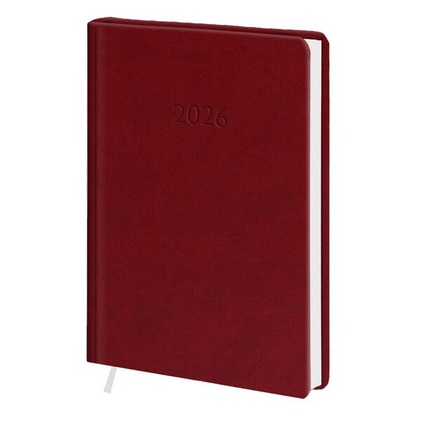 Щоденник дат. кишеньковий Vivella бордовий