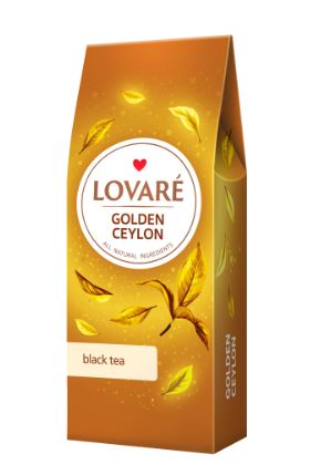 Чай чорний Lovare Golden Ceylon, листовий, 80г