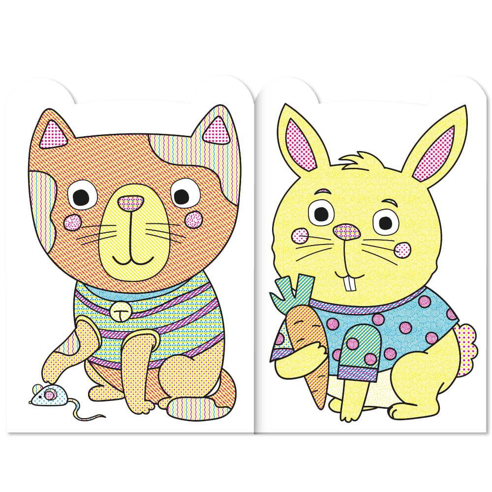 Водна розмальовка Water Book Пушистики