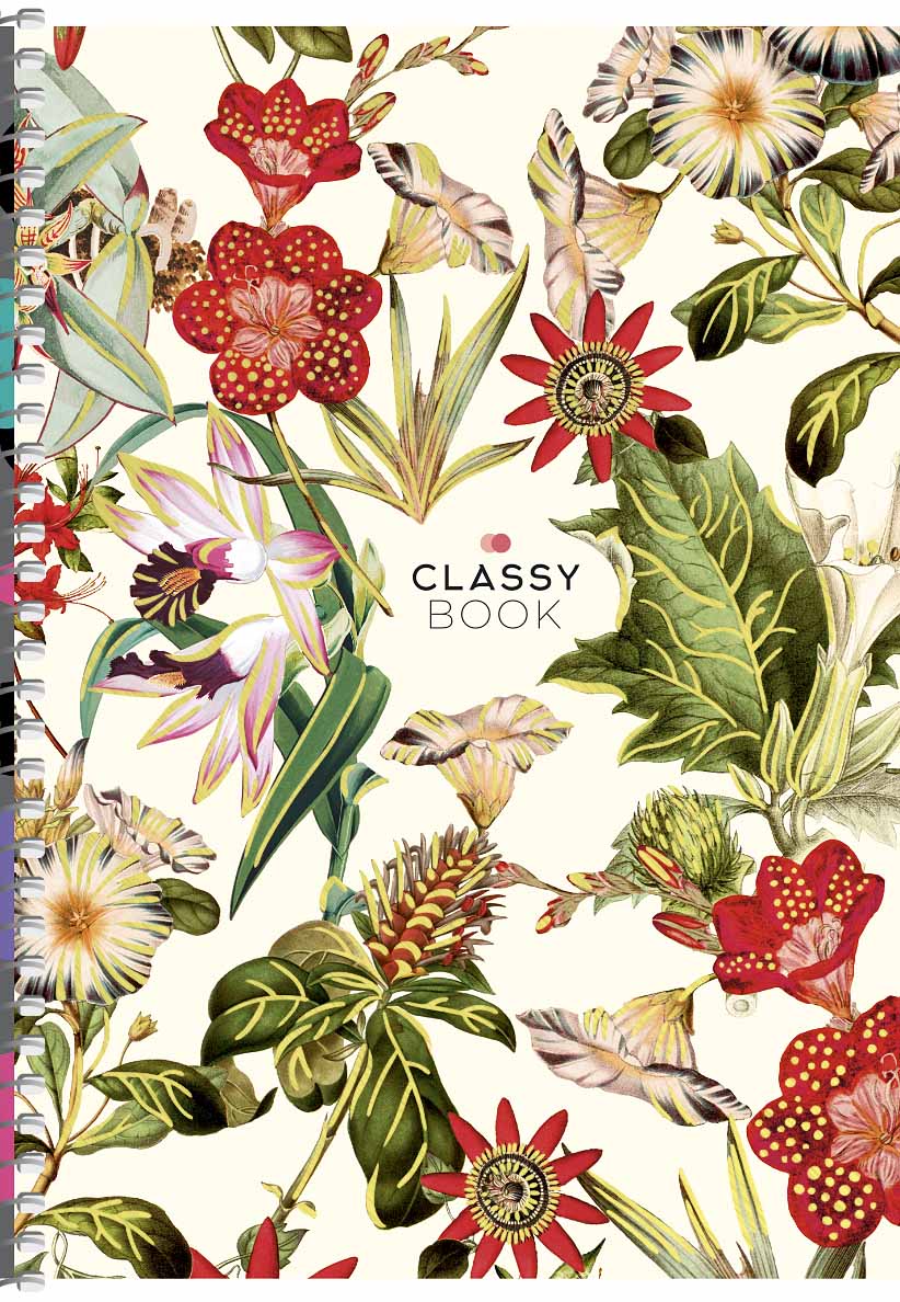 Блокнот А5 80 арк спіраль клітинка тверда обкл тисн фольгою STUDENT 6092 Асорті