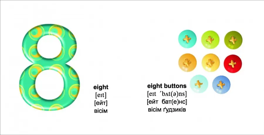 Книга Карамелька Англійська лічба