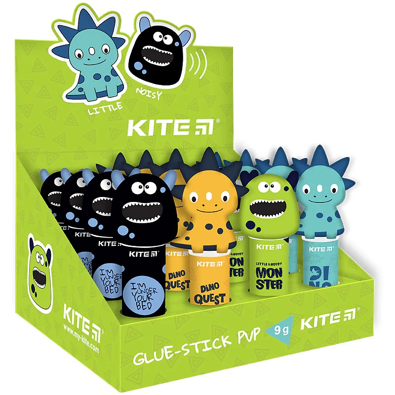 Клей-карандаш Kite 9 г с фигурным колпачком