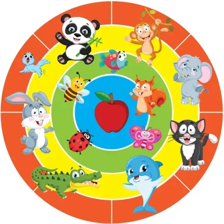 Дартс магнітний Animals 30 см, круглий