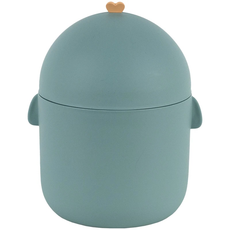 Контейнер настольный для мусора Kite, серо-зеленый